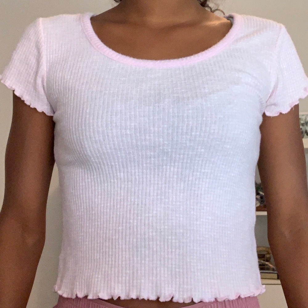 Light pink top!